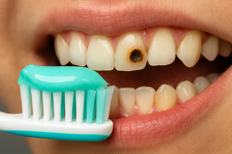 Low fluoride exposure-cavity