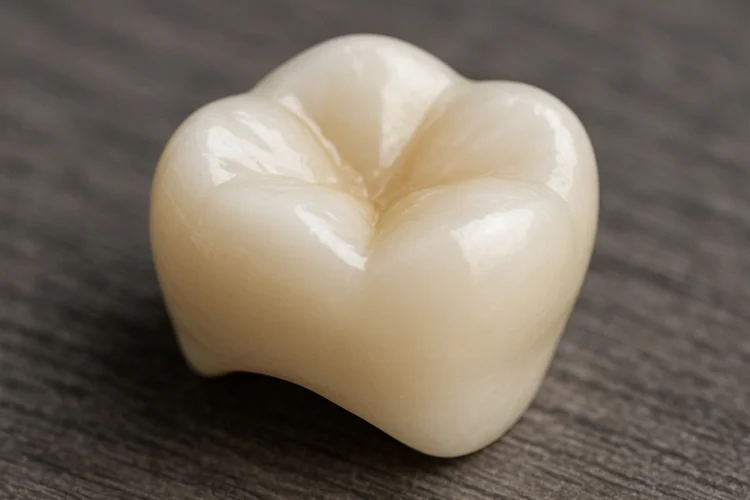 A realistic picture of a dental crown