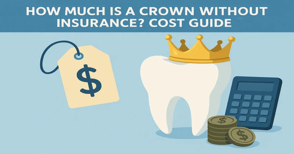A picture with the context of how much is a crown without insurance cost guide