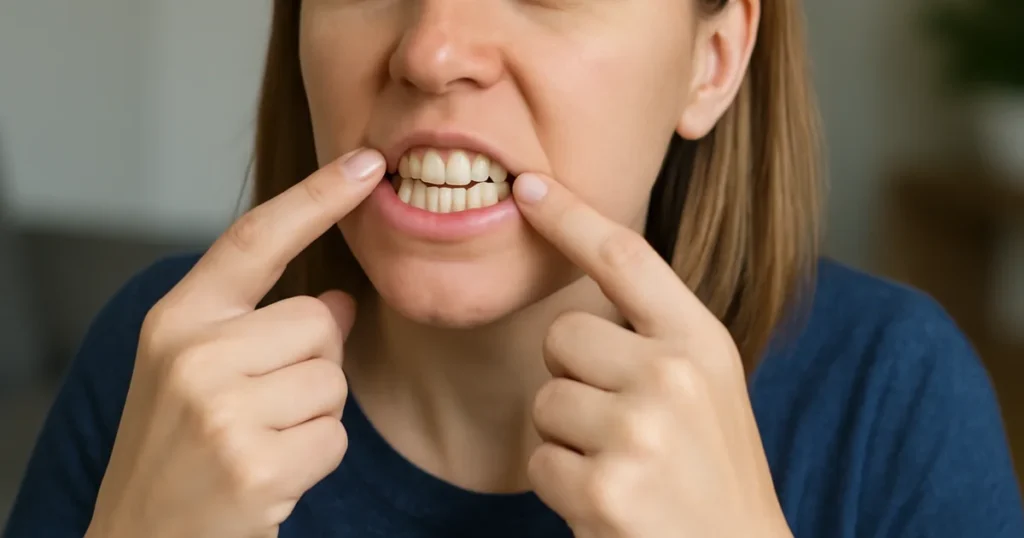 A picture representing signs you need braces as an adult